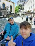 Markus und Jonte vor der Festung Kufstein