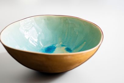 türkise Salatschüssel